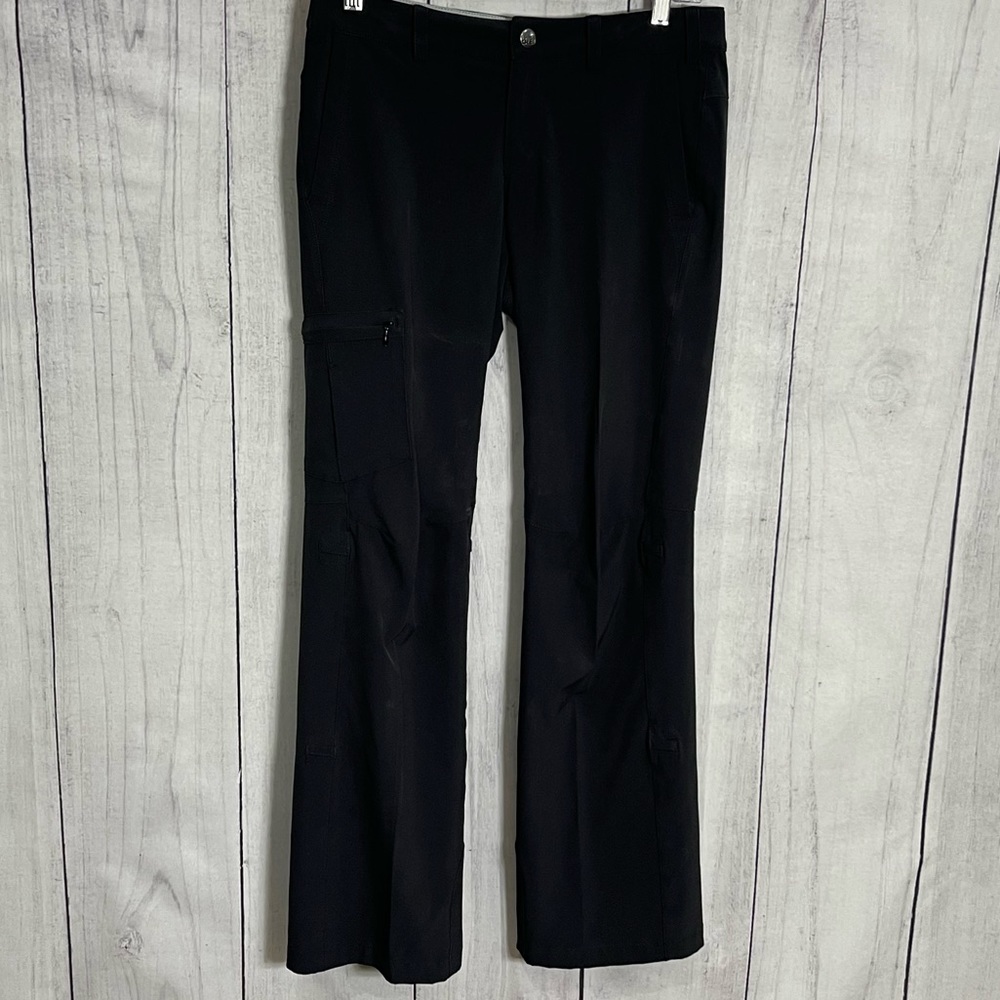 REI Lightweight Hiking Pant Convertible To Capri Length With Tab Hem Sz 4 Petite